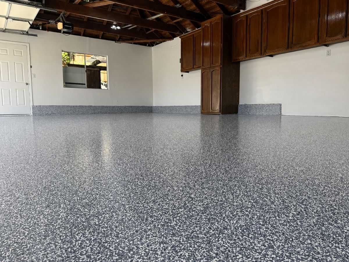 epoxy flake garage floor coating