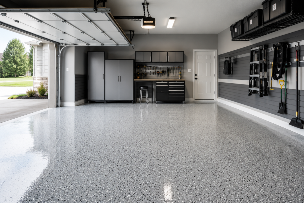 epoxy garage floor in port huron michigan