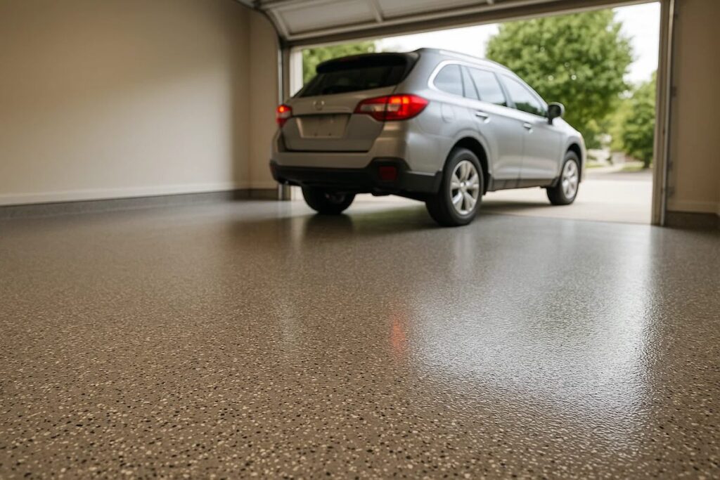 residential epoxy garage flooring port huron mi