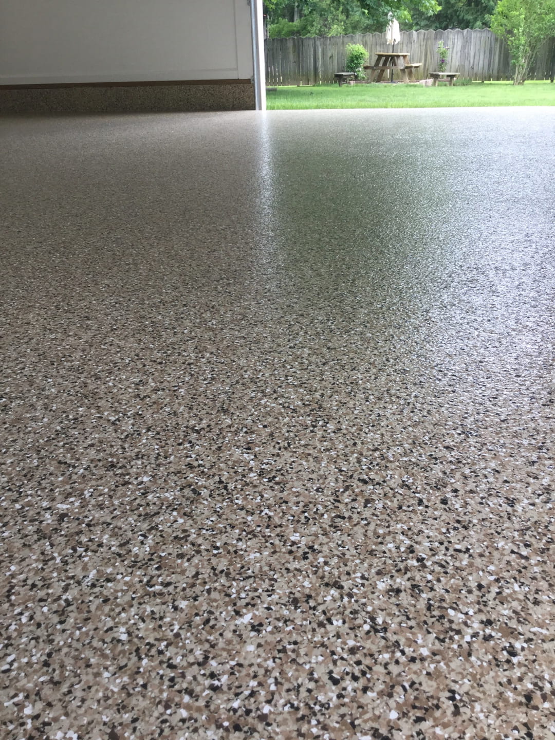 Polyaspartic floor coating in fort gratiot mi